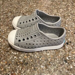 NATIVE Kids Gray Slip-On Shoes